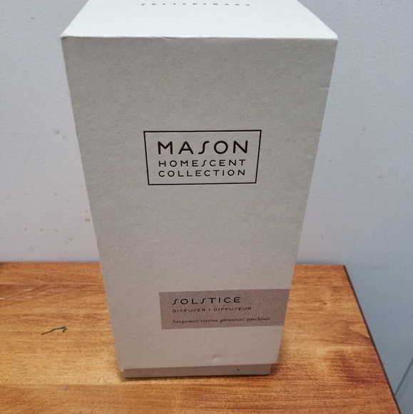 Pottery Barn Mason Homescent Solistice Diffuser